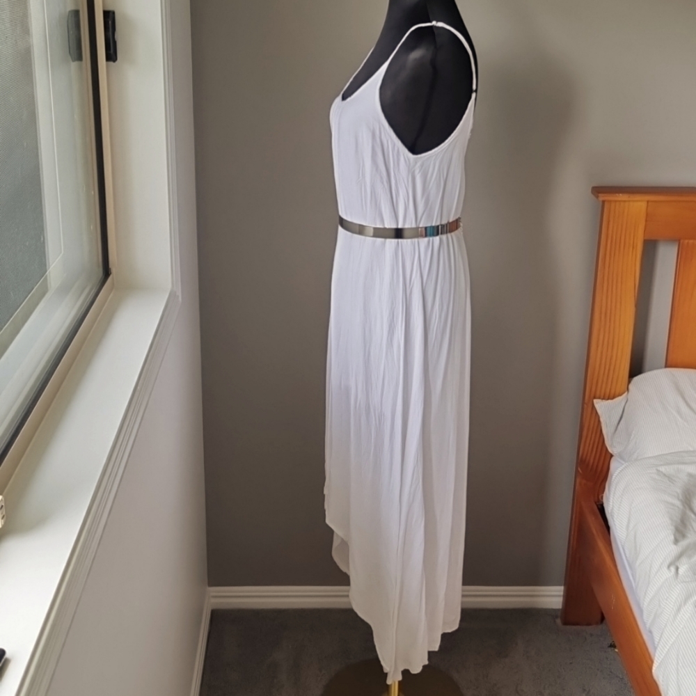 White Summer dress from Lily Whyt Size 10 NWOT - Picture 2 of 16